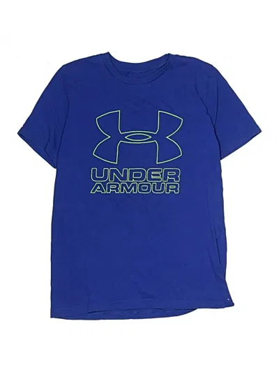 Pre-owned Under Armour Kids' Short Sleeve T-shirt In Blue