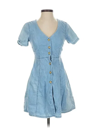 Pre-owned Asos Design Casual Dress In Blue