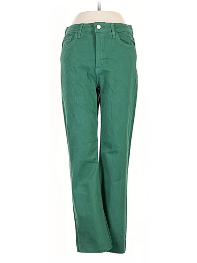 Pre-owned Just Black Jeans In Green