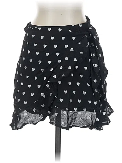 Pre-owned Beach Riot Casual Skirt In Black