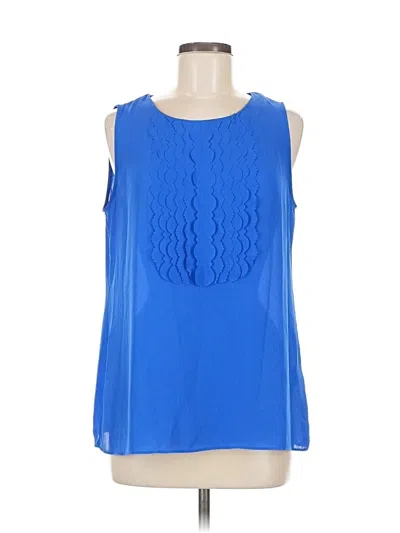 Pre-owned Banana Republic Sleeveless T-shirt In Blue