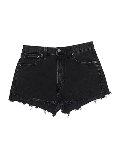 Pre-owned Abercrombie & Fitch Denim Shorts In Black