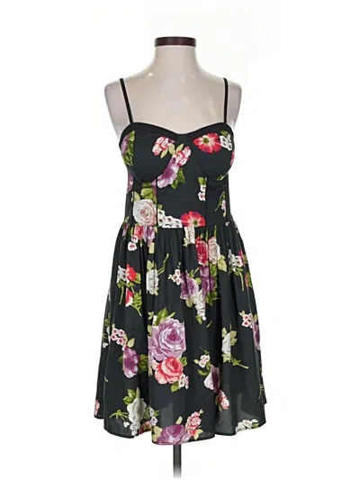 Band Of Gypsies Casual Dress In Black