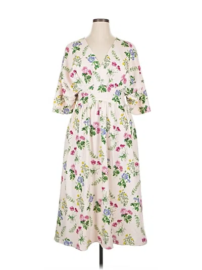 Pre-owned Alexia Admor Casual Dress In White