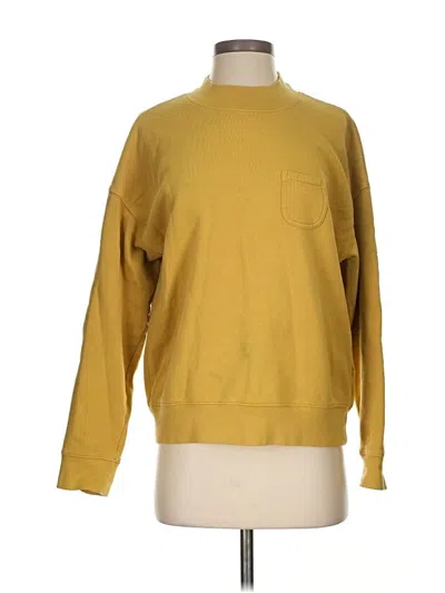 Pre-owned Madewell Sweatshirt In Yellow