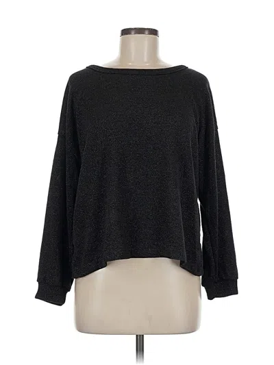 Pre-owned Kaileigh Pullover Sweater In Black