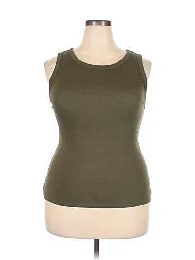 Pre-owned A New Day Sleeveless T-shirt In Green
