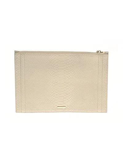 Pre-owned Bcbgmaxazria Clutch In White