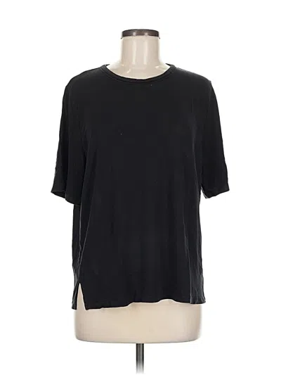 Pre-owned Athleta Short Sleeve T-shirt In Black