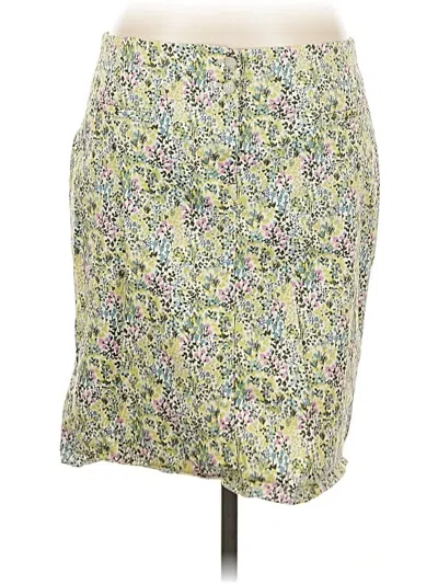 Pre-owned Jjill Casual Skirt In Green