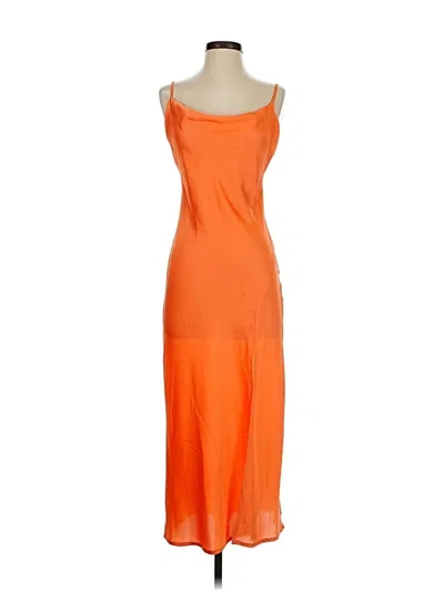 Pre-owned Paper Heart Casual Dress In Orange