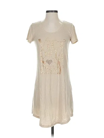 Pre-owned Victoria's Secret Short Sleeve T-shirt In White