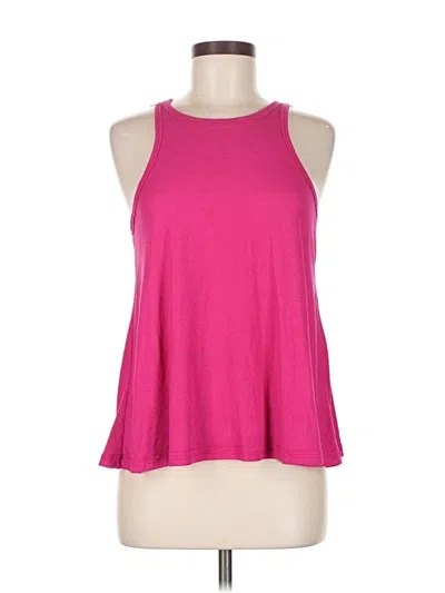 Pre-owned Free People Tank Top Pink Halter Neckline Tops
