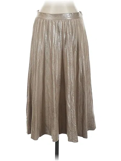 Pre-owned Maeve Casual Skirt In Silver