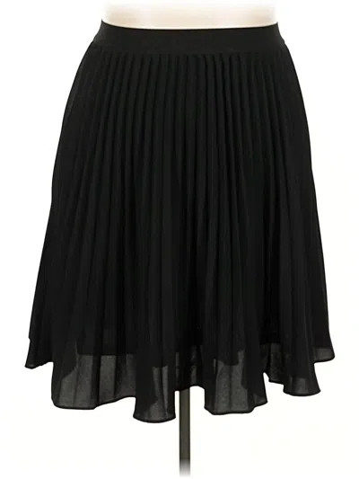 Pre-owned Kate Kasin Formal Skirt In Black