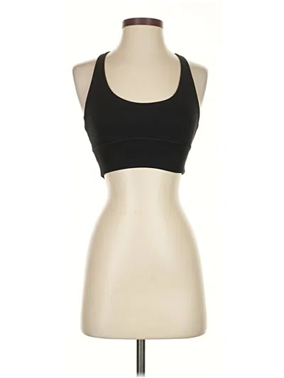 Pre-owned Lululemon Athletica Tank Top Black Halter Neckline Tops