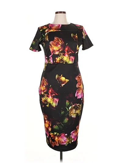 Pre-owned Alexia Admor Cocktail Dress In Black