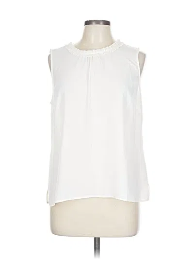 Talbots Sleeveless Blouse In White