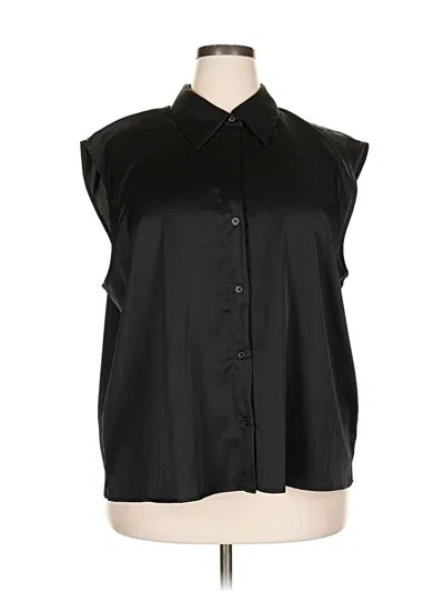 Pre-owned Banana Republic Factory Store Sleeveless Blouse In Black