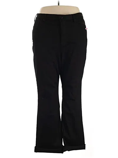 Pre-owned Good American Dress Pants In Black