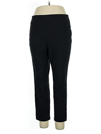 Pre-owned Roz & Ali Dress Pants In Black