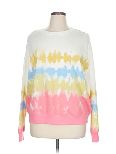 Pre-owned Hybrid Apparel Sweatshirt In White