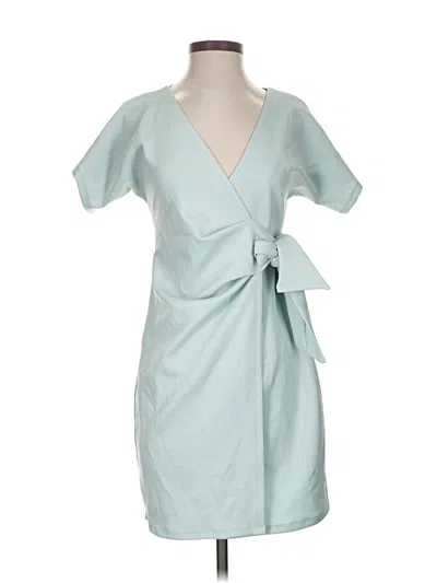 Pre-owned Asos Design Cocktail Dress In Blue