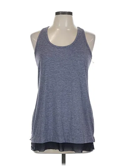 Pre-owned Nanette Lepore Sleeveless Top Gray Halter Neckline Tops