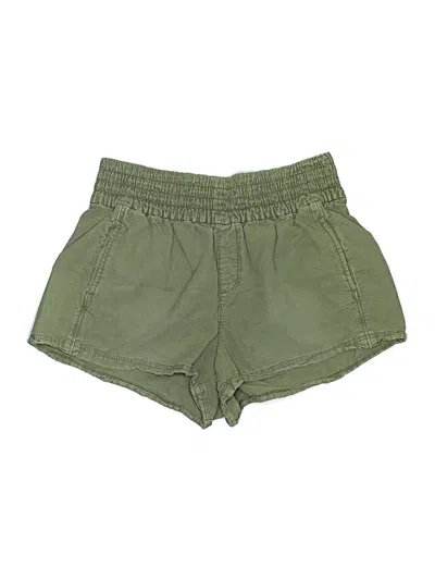 Pre-owned Aerie Khaki Shorts In Green