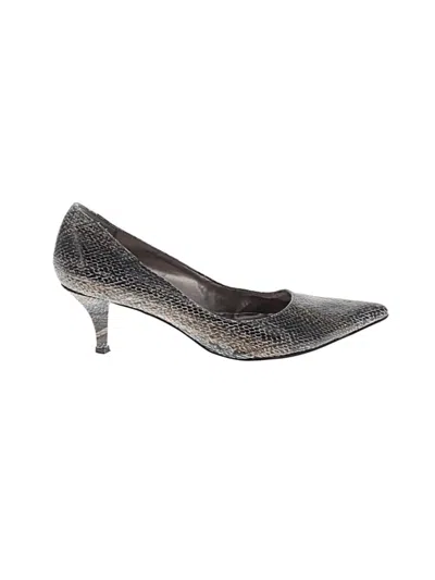 Pre-owned Bandolino Heels In Gray