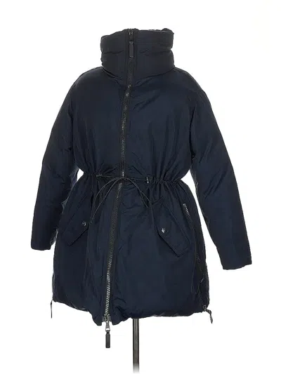 Pre-owned Club Monaco Coat In Blue