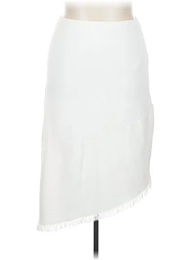 Pre-owned Rachel Roy Casual Skirt In White