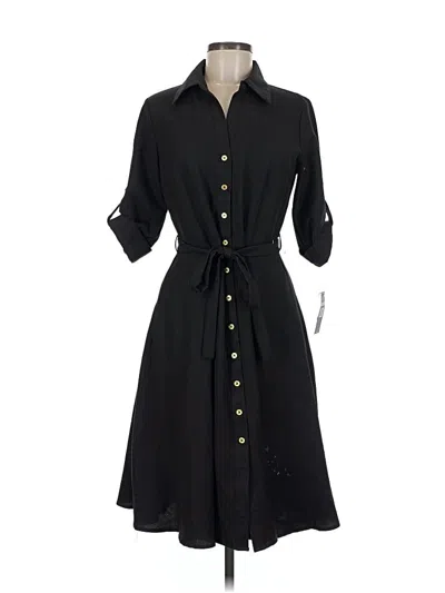 Pre-owned Sharagano Casual Dress In Black
