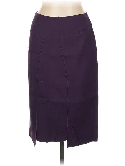 Pre-owned Magaschoni Formal Skirt In Purple