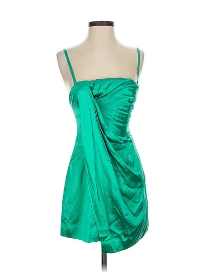 Pre-owned Bcbgmaxazria Cocktail Dress In Green