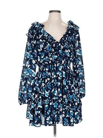 Pre-owned Abercrombie & Fitch Casual Dress In Blue