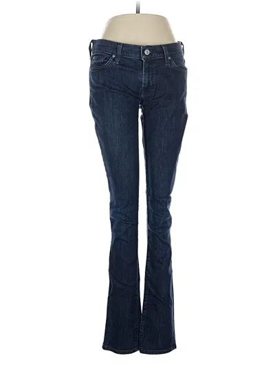 Pre-owned 7 For All Mankind Jeans In Blue