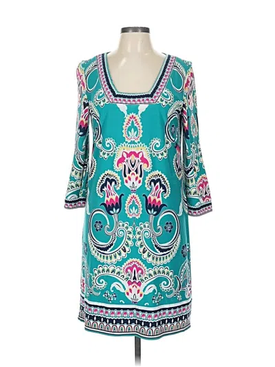 Pre-owned Laundry By Shelli Segal Casual Dress In Blue