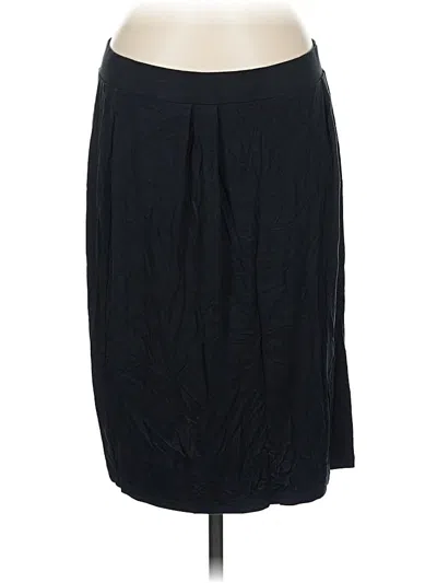 Pre-owned Isaac Mizrahi Live Casual Skirt In Black