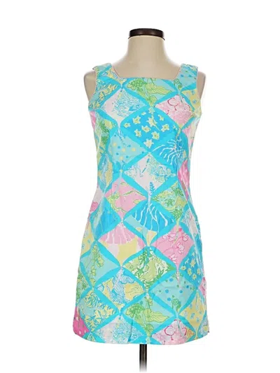 Pre-owned Lilly Pulitzer Cocktail Dress In Blue