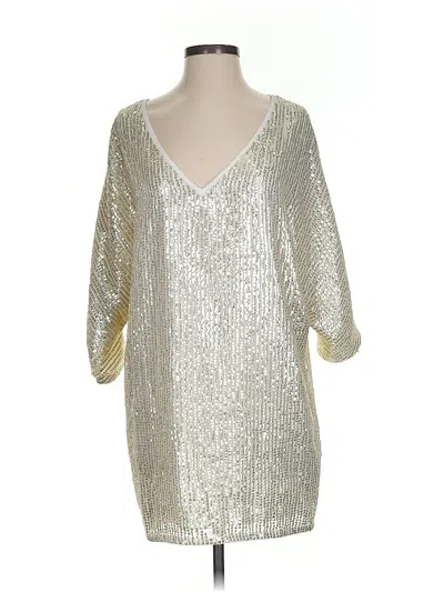 Pre-owned Marciano Cocktail Dress In Silver