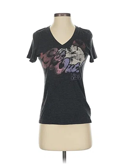 Pre-owned Life Is Good Short Sleeve T-shirt In Gray