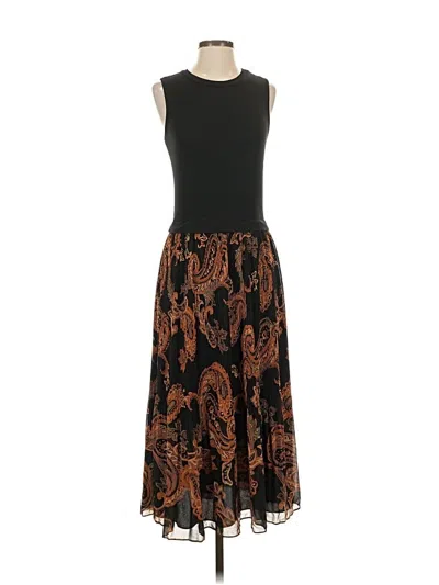 Pre-owned Les Serein Casual Dress In Brown