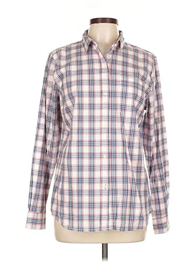 Pre-owned Gap Long Sleeve Button Down Shirt In White