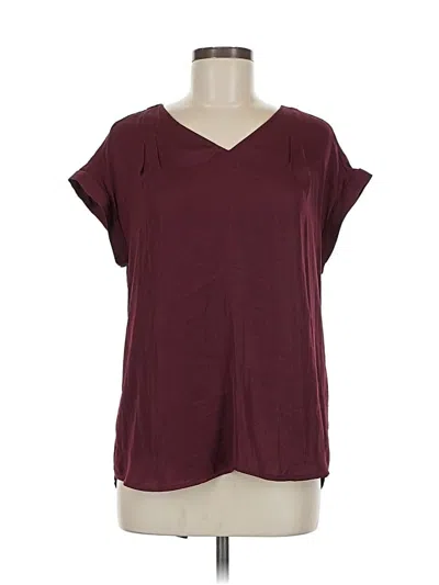 Pre-owned Simply Vera Vera Wang Casual Dress In Burgundy