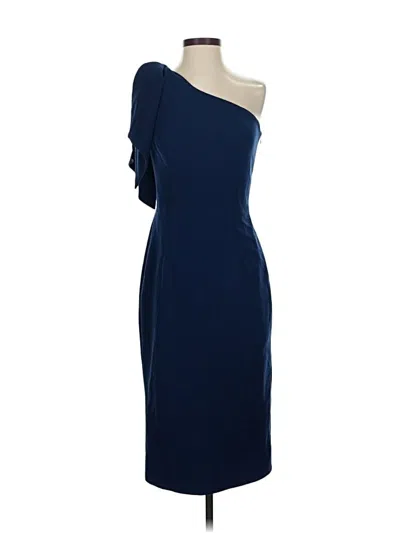 Pre-owned Dress The Population Cocktail Dress In Blue
