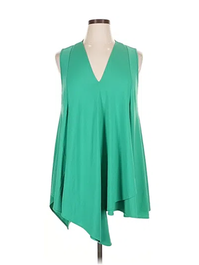 Pre-owned Arna York Sleeveless Blouse In Green