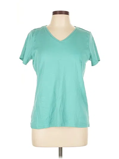 Pre-owned L.l.bean Short Sleeve T-shirt In Blue