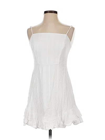 Pre-owned Lulus Cocktail Dress In White