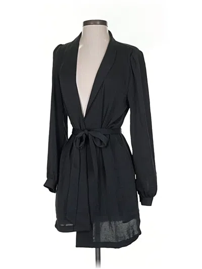 Pre-owned Avec Les Filles Blazer Jacket In Black